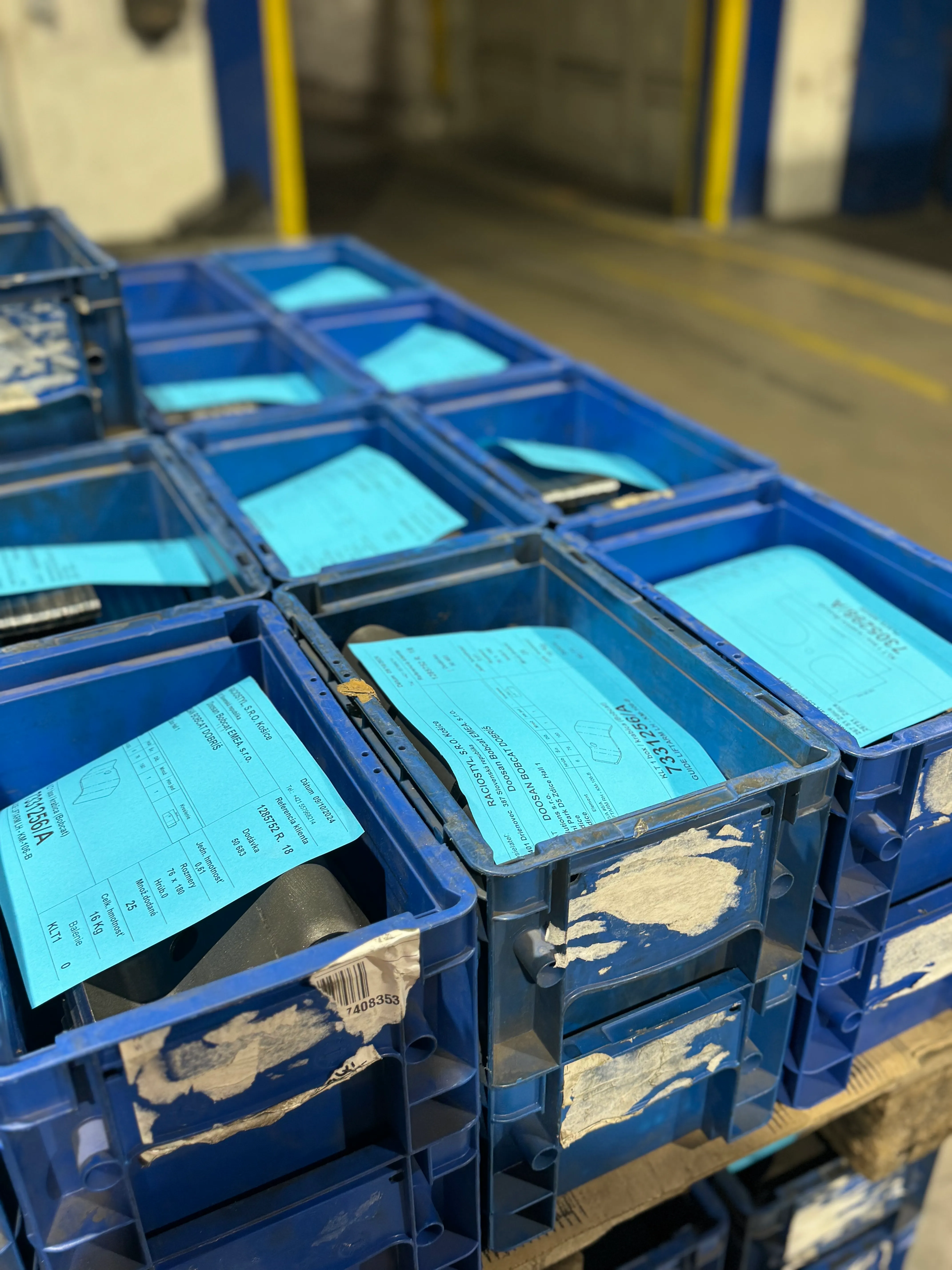 Logistics and material handling components